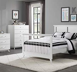Oxford Baby Holland Full Sized Bed Conversion Kit, Snow White
