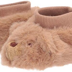 Little Me Baby Newborn Slippers, Bear, 0-6 Months