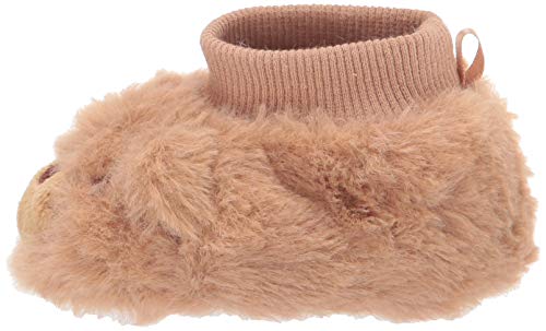 Little Me Baby Newborn Slippers, Bear, 0-6 Months