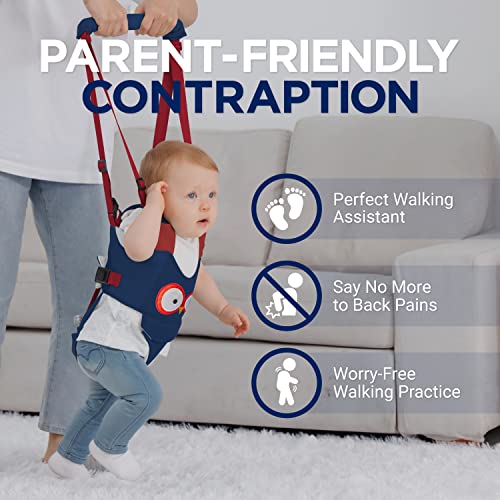 Watolt Baby Walking Harness - Handheld Kids Walker Helper - Toddler Infant Walker Harness Assistant Belt - Help Baby Walk - Child Learning Walk Support Assist Trainer Tool - for 7-24 Month Old