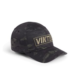 viktos men's tiltup hat, size: small/medium multicam black