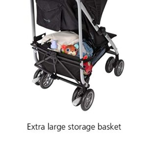 Safety 1st Step Lite Compact Stroller, Lightweight aluminum frame and a breeze to carry, at only 15 lbs, Back to Black