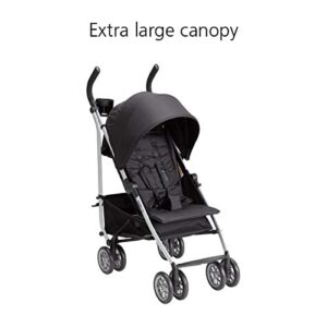 Safety 1st Step Lite Compact Stroller, Lightweight aluminum frame and a breeze to carry, at only 15 lbs, Back to Black