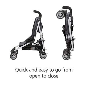 Safety 1st Step Lite Compact Stroller, Lightweight aluminum frame and a breeze to carry, at only 15 lbs, Back to Black