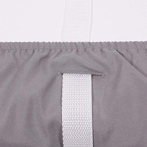 Belsden 2 Pack Microfiber Soft Changing Pad Cover Set, with 2 Considerate Safety Belt Holes, Durable Diaper Change Table Sheet Set for Baby Boys, 16" by 32" Plus Generous 8" Depth, Grey & Navy Colors