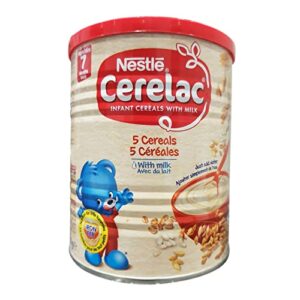 nestle cerelac 5 cereals with milk 400g