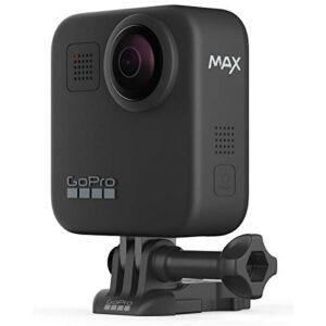 GoPro MAX Waterproof 360 Camera 5.6K30 UHD Video 16.6MP Photos 1080p Live Streaming Travel Bundle with Grip + Tripod, 32GB microSD Card, Cleaning Kit