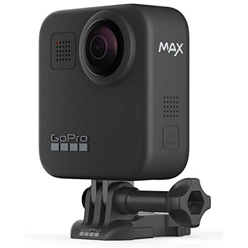 GoPro MAX Waterproof 360 Camera 5.6K30 UHD Video 16.6MP Photos 1080p Live Streaming Travel Bundle with Grip + Tripod, 32GB microSD Card, Cleaning Kit