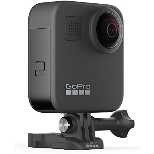 GoPro MAX Waterproof 360 Camera 5.6K30 UHD Video 16.6MP Photos 1080p Live Streaming Travel Bundle with Grip + Tripod, 32GB microSD Card, Cleaning Kit