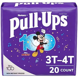 pull-ups boys' potty training pants, size 5, 3t-4t, 20 ct