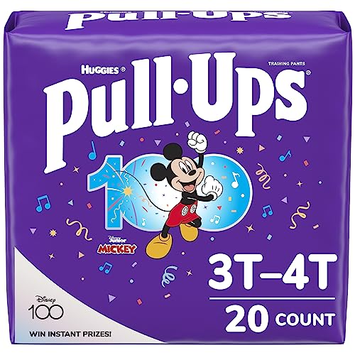 Pull-Ups Boys' Potty Training Pants, Size 5, 3T-4T, 20 Ct