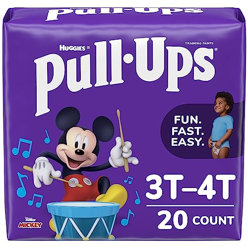 Pull-Ups Boys' Potty Training Pants, Size 5, 3T-4T, 20 Ct