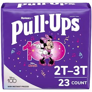 pull-ups girls' potty training pants, size 4, 2t-3t, 23 ct