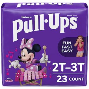 Pull-Ups Girls' Potty Training Pants, Size 4, 2T-3T, 23 Ct