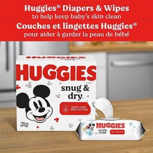 Huggies Snug & Dry Baby Diapers, Size 2 (12-18 lbs), 34 Ct