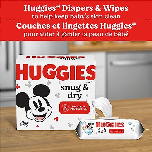 Huggies Snug & Dry Baby Diapers, Size 2 (12-18 lbs), 34 Ct