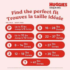 Huggies Snug & Dry Baby Diapers, Size 2 (12-18 lbs), 34 Ct