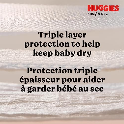 Huggies Snug & Dry Baby Diapers, Size 2 (12-18 lbs), 34 Ct