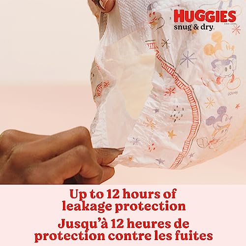 Huggies Snug & Dry Baby Diapers, Size 2 (12-18 lbs), 34 Ct