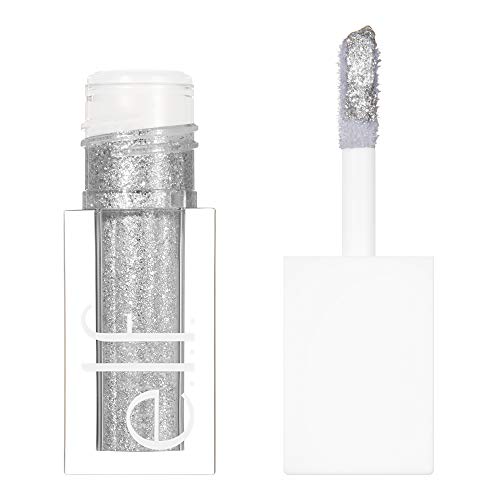 e.l.f., Liquid Glitter Eyeshadow, Long Lasting, Quick-Drying, Opaque, Gel-Based Formula, Creates High-Impact, Multi-Dimensional Eye Looks, Bling Bling, 0.10 Fl Oz