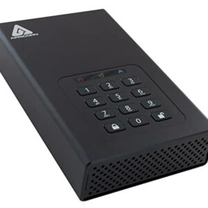 Apricorn 16TB Aegis Padlock DT 256-Bit Encrypted USB 3.0 Hard Drive (ADT-3PL256-16TB)