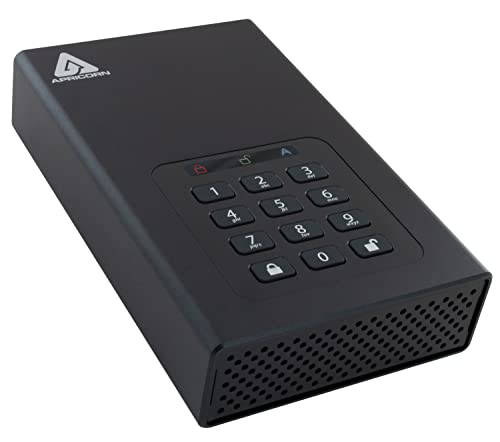 Apricorn 16TB Aegis Padlock DT 256-Bit Encrypted USB 3.0 Hard Drive (ADT-3PL256-16TB)