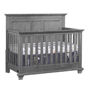 oxford baby kenilworth 4-in-1 convertible crib, graphite gray, greenguard gold certified