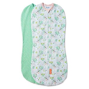 SwaddleMe by Ingenuity Pod - Size Large, 3-6 Months, 2-Pack (Peekaboo Panda)