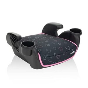 Evenflo GoTime No Back Booster Car Seat (Amore Pink)