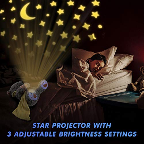 BEREST Rechargeable Dreamy Sheep, Baby Cry Sensor Mom's Heartbeat Lullabies & Shusher White Noise Machine, Nursery Decor Night Light Projector, Toddler Crib Sleeping Aid, Baby Shower Gifts Portable