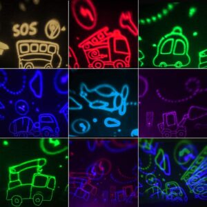 Night Light for Kids,Dino and Car 2 in 1 Night Light Projector 360° Rotating Kids Night Light,16 Colors Dinosaur Toys for Kids Room Bedroom Decor, Birthday Christmas Gifts for Boys Kids