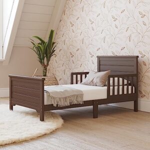 Forever Eclectic Woodland Flat Top Toddler Bed, Brushed Truffle