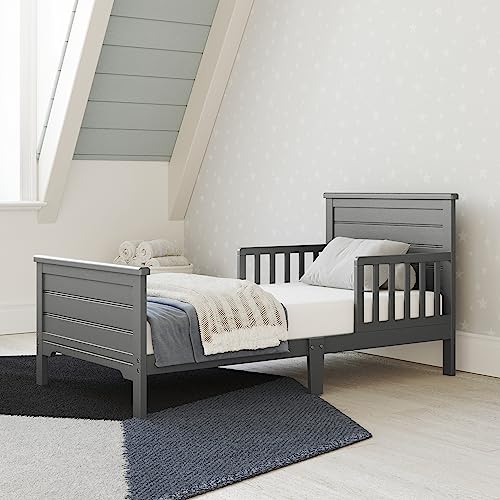 Forever Eclectic Woodland Flat Top Toddler Bed, Brushed Pebble