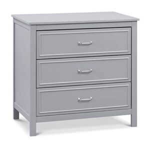 davinci charlie 3-drawer dresser in grey
