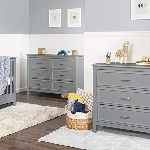 DaVinci Charlie 3-Drawer Dresser in Grey