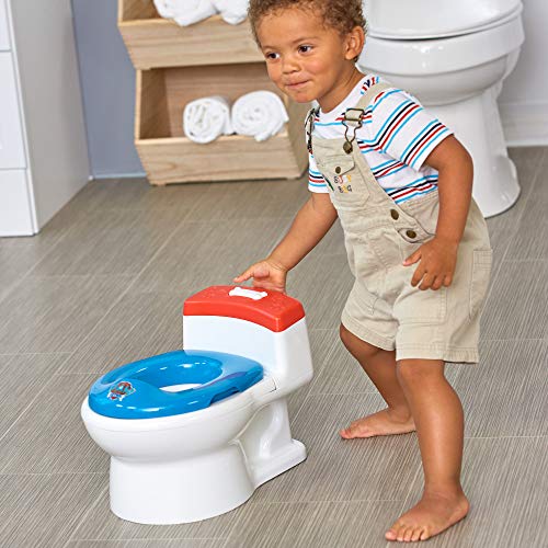 The First Years Nickelodeon Paw Patrol Potty Training Toilet and Toddler Toilet Seat - Potty Training Toilet Seat with Fun Flushing and Cheering Sounds