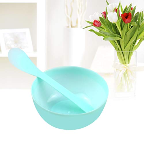 Milisten 10pcs Slime Making Tools Mixing Bowl Set with 10pcs Spoons for Glue Slime Mixing Female mask Mixing(Green)