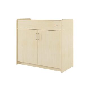 foundations safetycraft daycare changing table, natural