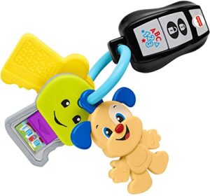 fisher-price laugh & learn baby to toddler toy play & go keys with lights & music for pretend play ages 6+ months