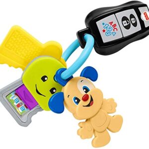 Fisher-Price Laugh & Learn Baby To Toddler Toy Play & Go Keys With Lights & Music For Pretend Play Ages 6+ Months