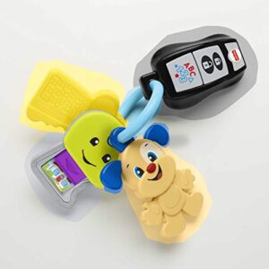 Fisher-Price Laugh & Learn Baby To Toddler Toy Play & Go Keys With Lights & Music For Pretend Play Ages 6+ Months