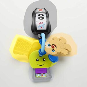 Fisher-Price Laugh & Learn Baby To Toddler Toy Play & Go Keys With Lights & Music For Pretend Play Ages 6+ Months