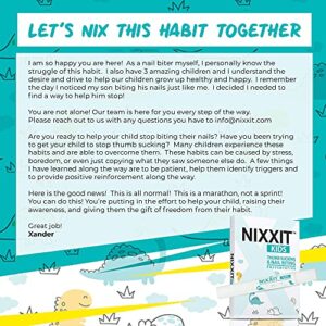 NIXXIT Nail Biting Treatment for Kids - Stop Thumb Sucking for Kids, Toddlers, Children - No Bite Nail Polish Pen - Non Glossy - Bitter Taste - Safe & Effective Solution