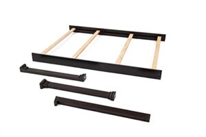 full size conversion kit bed rails for select sorelle crib with changer combos (espresso, verona crib and changer)