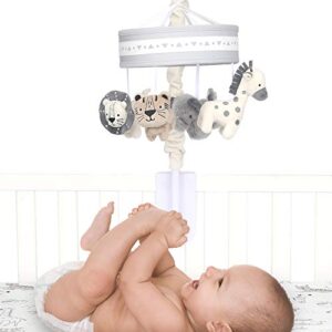 Lambs & Ivy Animal Jungle Musical Baby Crib Mobile Soother Toy - Multicolor