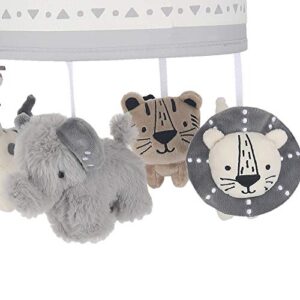 Lambs & Ivy Animal Jungle Musical Baby Crib Mobile Soother Toy - Multicolor