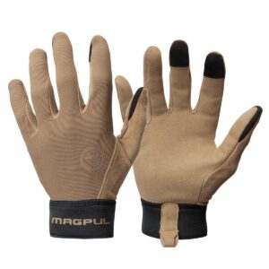 magpul technical glove 2.0 lightweight work gloves, coyote, medium