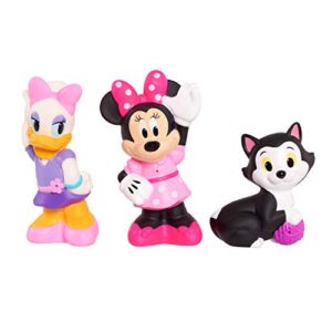 Disney Junior Minnie Mouse 3-Pack Bath Toys, Figures Include Minnie Mouse, Daisy Duck, and Figaro, Amazon Exclusive, by Just Play