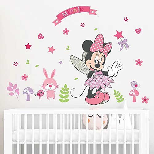 Minnie Mouse Wall Stickers Vinyl Decals Kids Girls Nursery Baby Room Decor