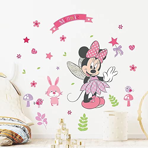 Minnie Mouse Wall Stickers Vinyl Decals Kids Girls Nursery Baby Room Decor